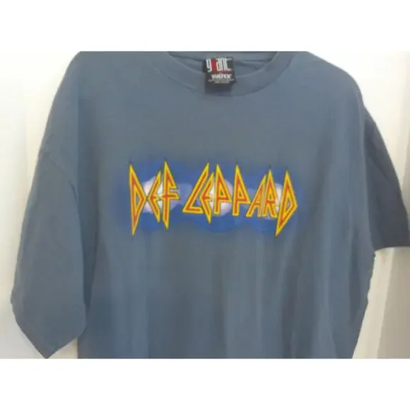 Vintage 1990s Giant By Tultex Def Leppard Euphoria T Shirt Size XL